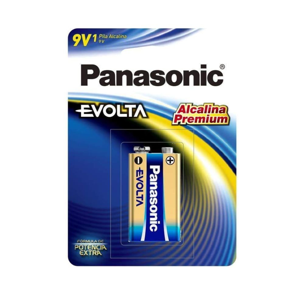 Pila  Alcalina Panasonic 9V