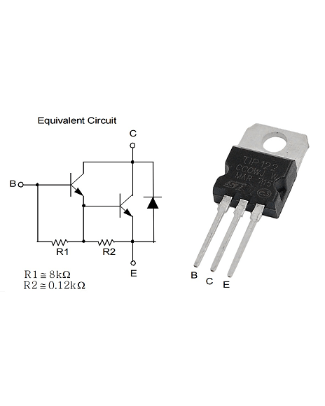 Thido Tip Transistor Npn Darlington V A