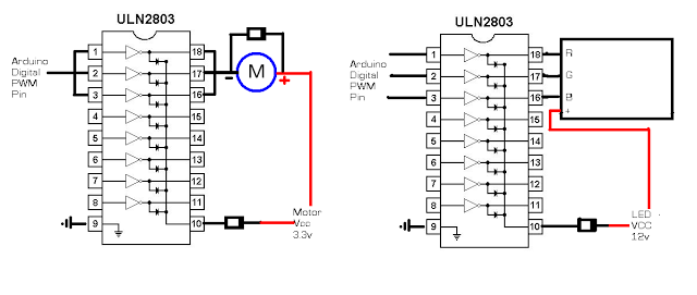 ULN2804A  8 Transistores Darlingotn 50v 500mA