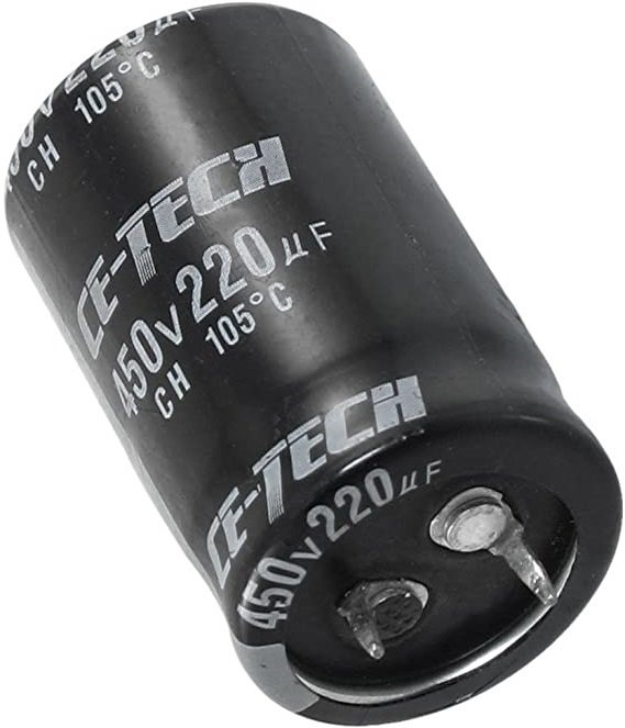 Capacitor Electrolítico 220uF 450V
