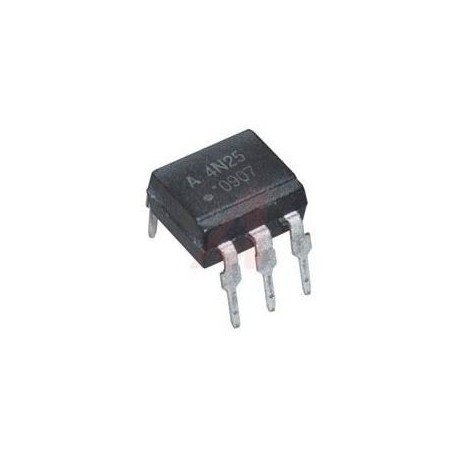 4N25 Optoacoplador 1 Canal Transistor
