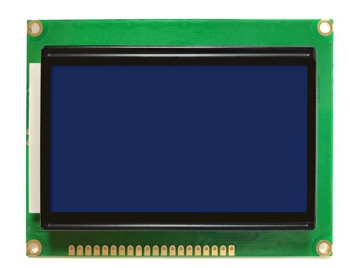 LCD 128X64 Pantalla Azul Con Retroiluminación