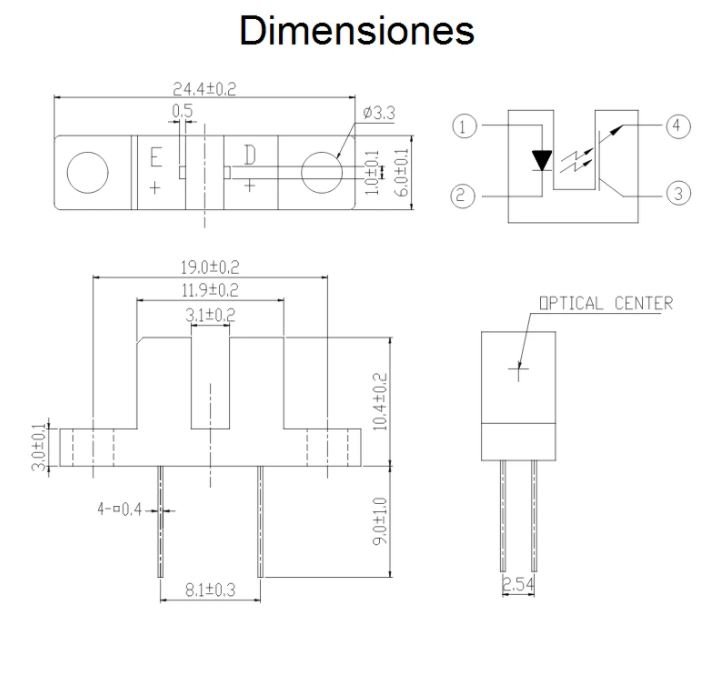 ITR8102 Optointerruptor