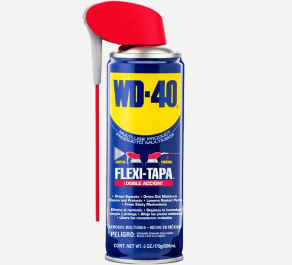 WD40 40 Aflojatodo y lubricante 6oz 170g 206ml con flexitapa