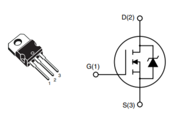 STF10NM60N Mosfet canal N 600v 10A