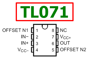 Tl071 Amplificador Operacional