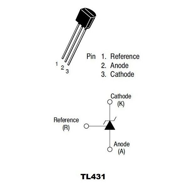 TL431A  Diodo Zener Ajustable 2.5v - 36v