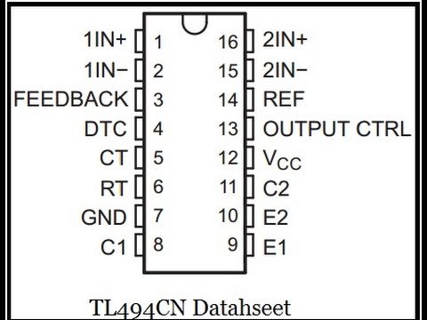 TL494CN Controlador De Pulsos PWM