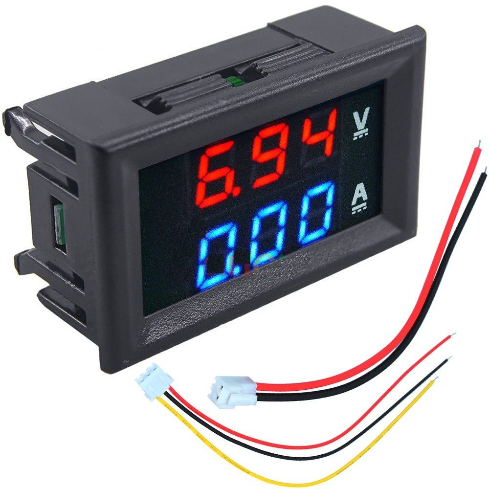 Voltímetro Amperímetro LCD 100V 10A