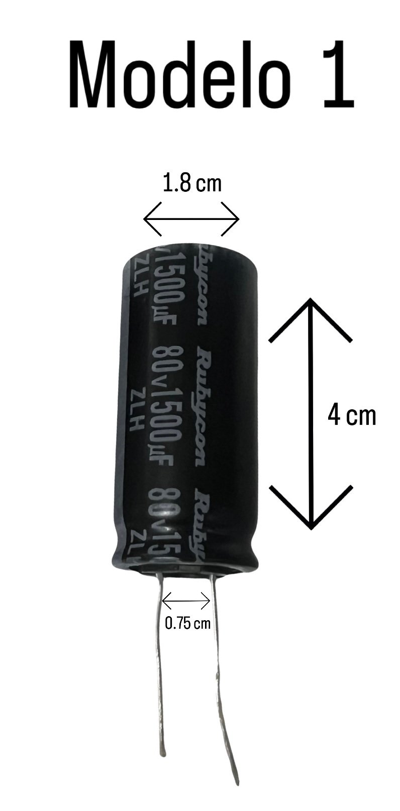 Capacitor Electrolitico 1500uf 80v 105°c