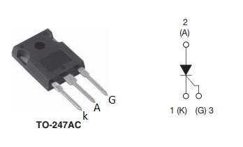 Tiristor Scr 40TPS12 TO-247AC