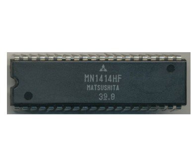 Microordenador MN1414 de un solo chip CMOS de 4 bits para sistemas de sintonización de TV con sintetizador de frecuencia