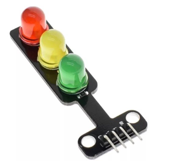 Modulo Tipo Semáforo Led 5v 10mm Verde Amarillo Y Rojo