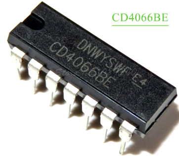 CD4066, CD4066BE Interruptor bidireccional de chip lógico DIP-14