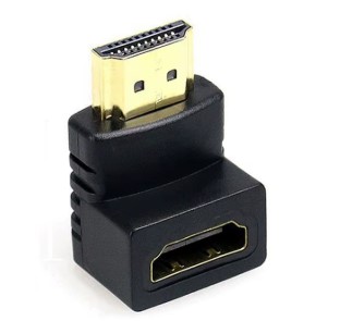 Adaptador de vídeo Ugreen Hdmi macho a hembra de 90 grados