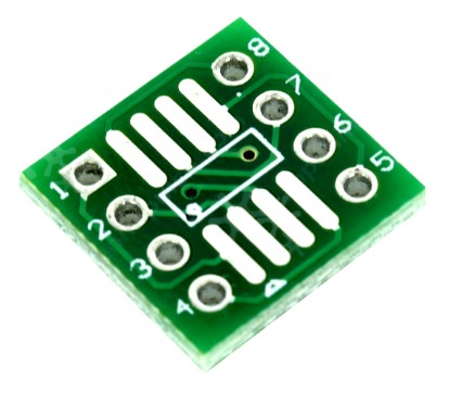 Placa PCB SMD adaptador de giro a DIP placa convertidora FQFP SOP8 QFP SOP8