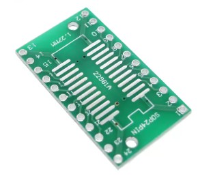 Placa PCB SMD adaptador de giro a DIP placa convertidora FQFP SOP24 QFP SOP24