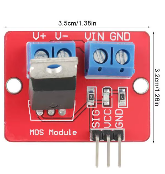 Modulo Controlador Mosfet Irf520 Arduino Raspberry
