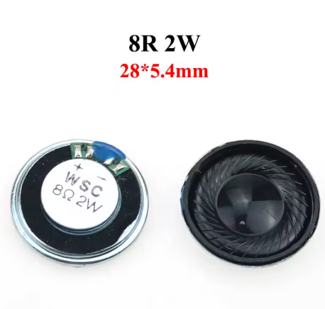 Bocina altavoz 8ohm 2W 28mm