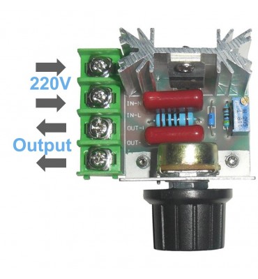 Dimmer Regulador De Voltaje AC 220VAC 2000W