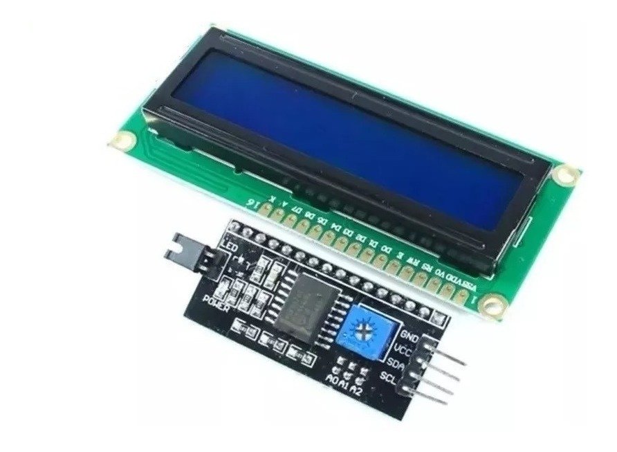 Display LCD 16x2 Con Retroiluminación Con Módulo I2C