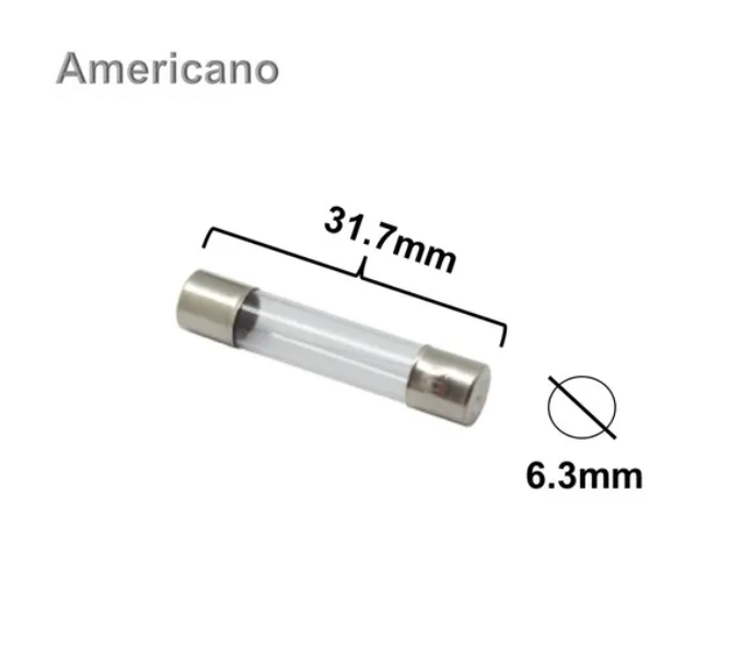 Fusible Americano 6A 250V